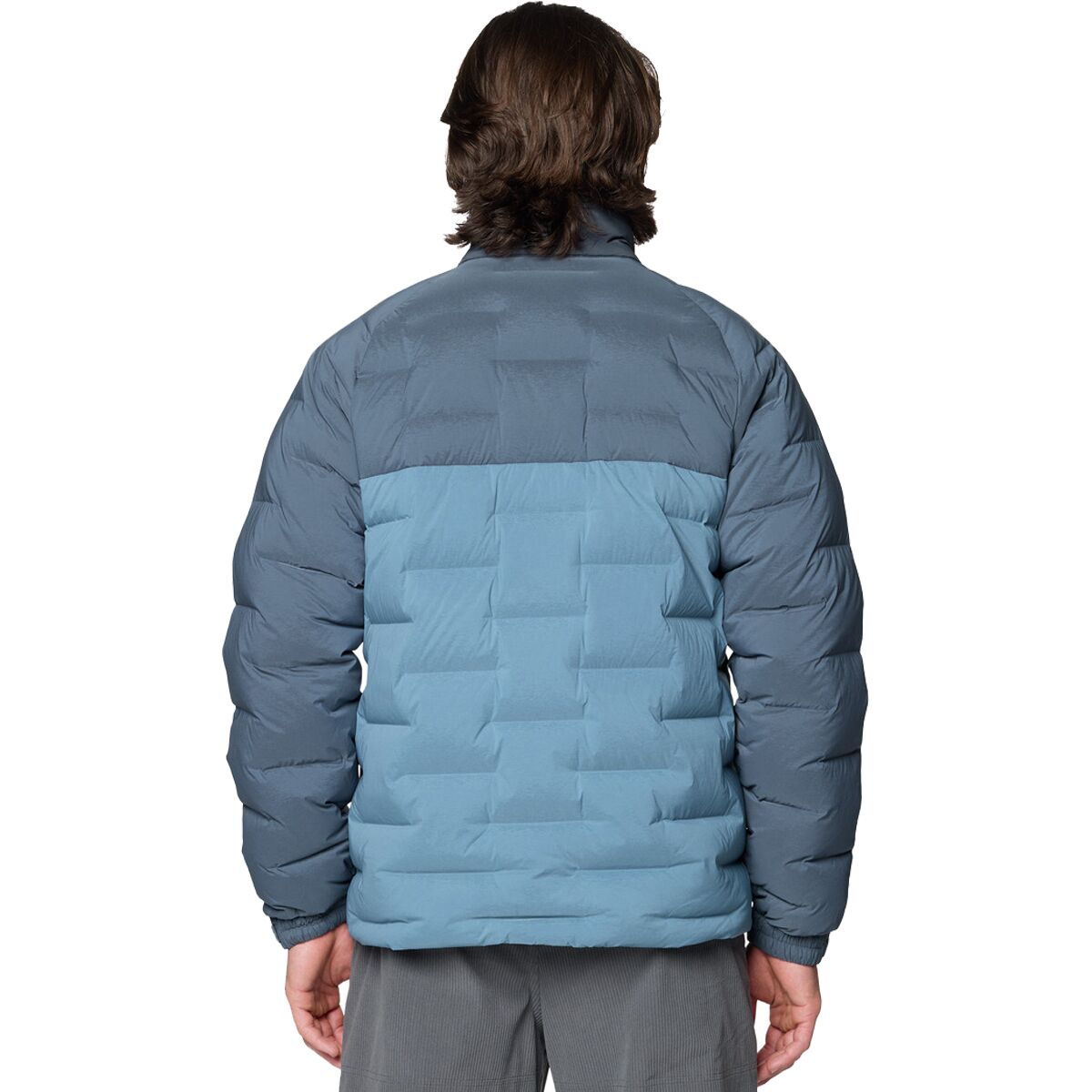 Мужская куртка Mountain Hardwear Stretchdown Big Baffle, цвет: Синий — фото 2