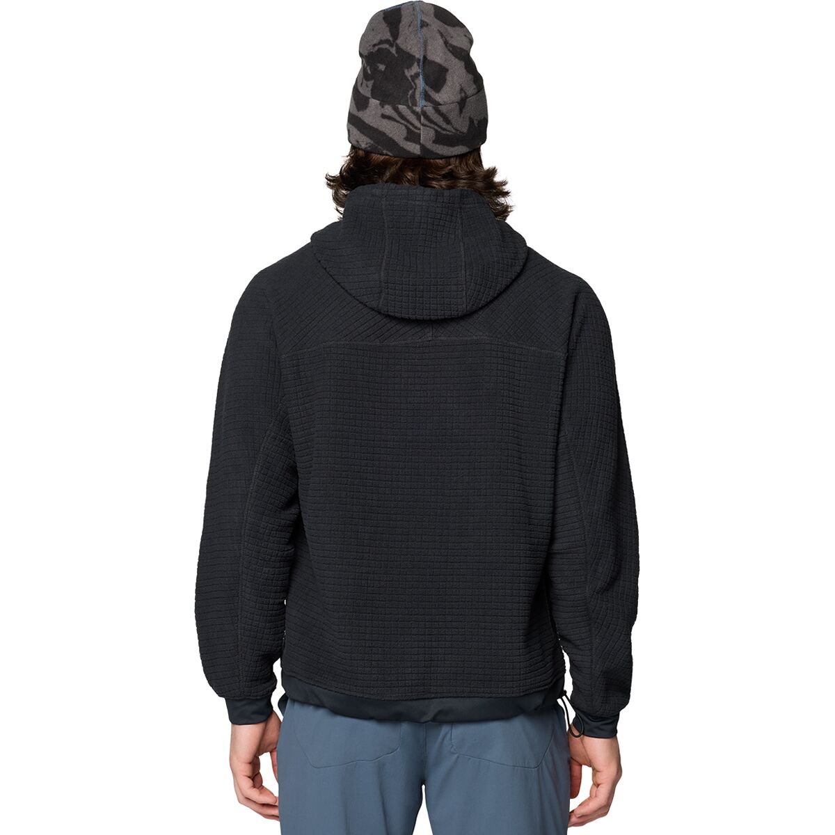 Мужская куртка Mountain Hardwear Summit Grid Big Grid Hooded, цвет: Чёрный — фото 2