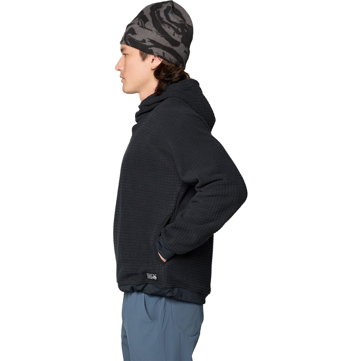 Мужская куртка Mountain Hardwear Summit Grid Big Grid Hooded, цвет: Чёрный — фото 6