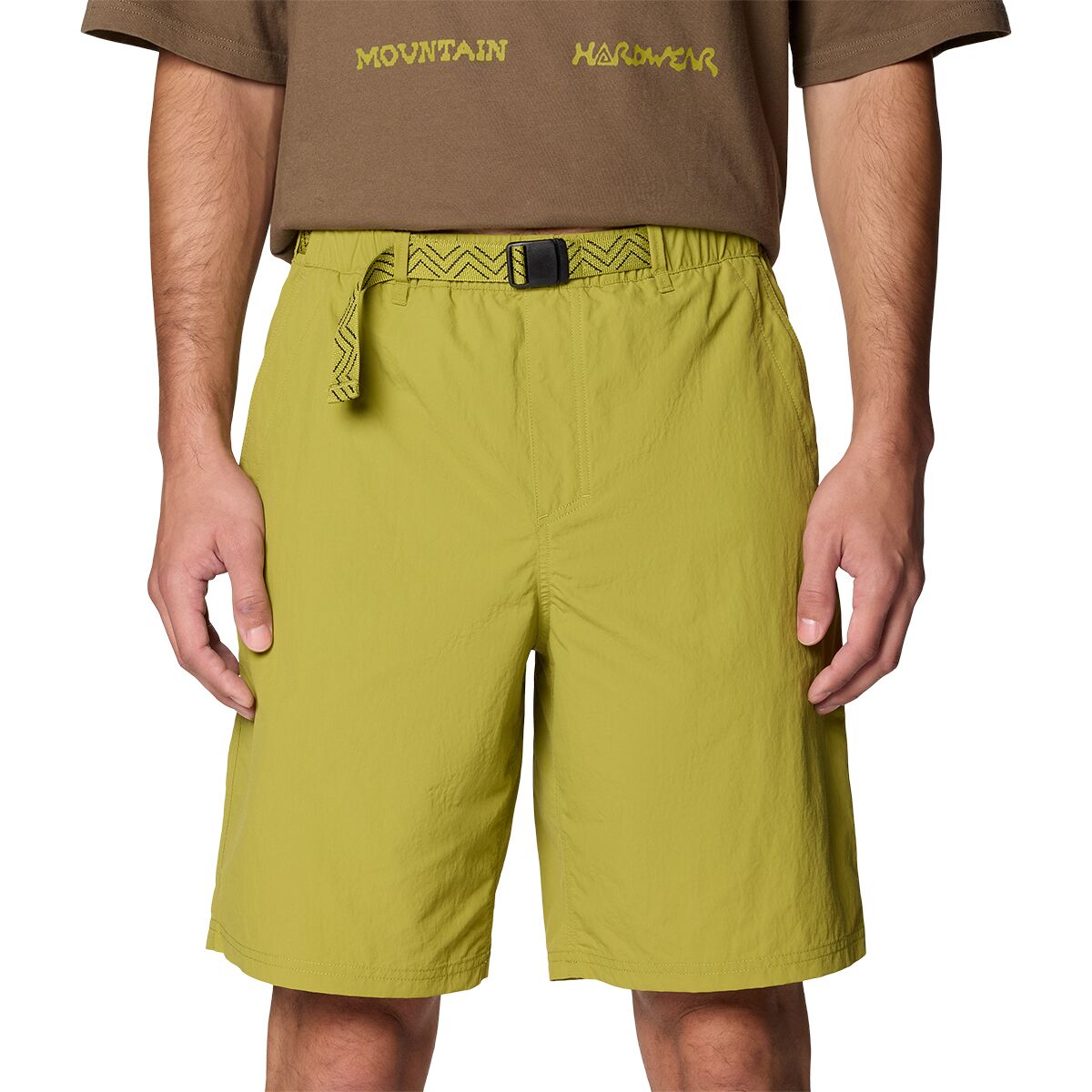 Мужские шорты Mountain Hardwear Stryder Belted 7in, цвет: Bright Fatigue — фото 3