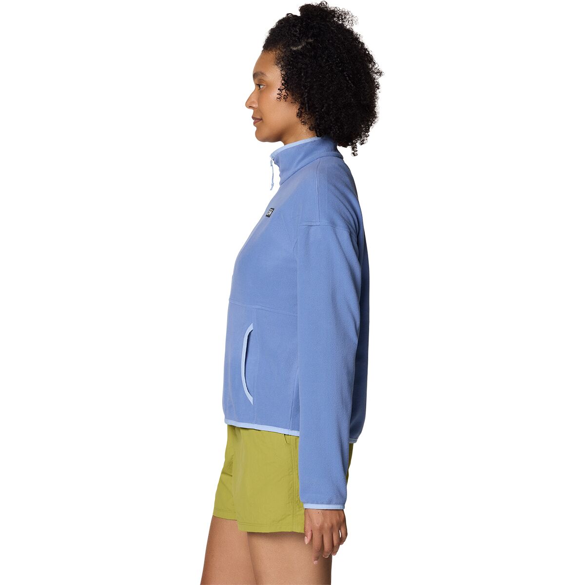 Женский свитер Mountain Hardwear Microchill 1/2-Zip Pullover, цвет: Синий — фото 2