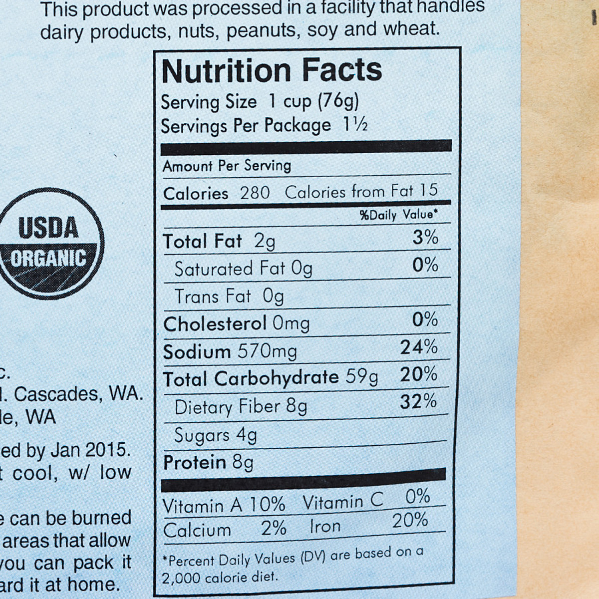 Mary Janes Farm Organic Ginger Sesame Rice Hike & Camp