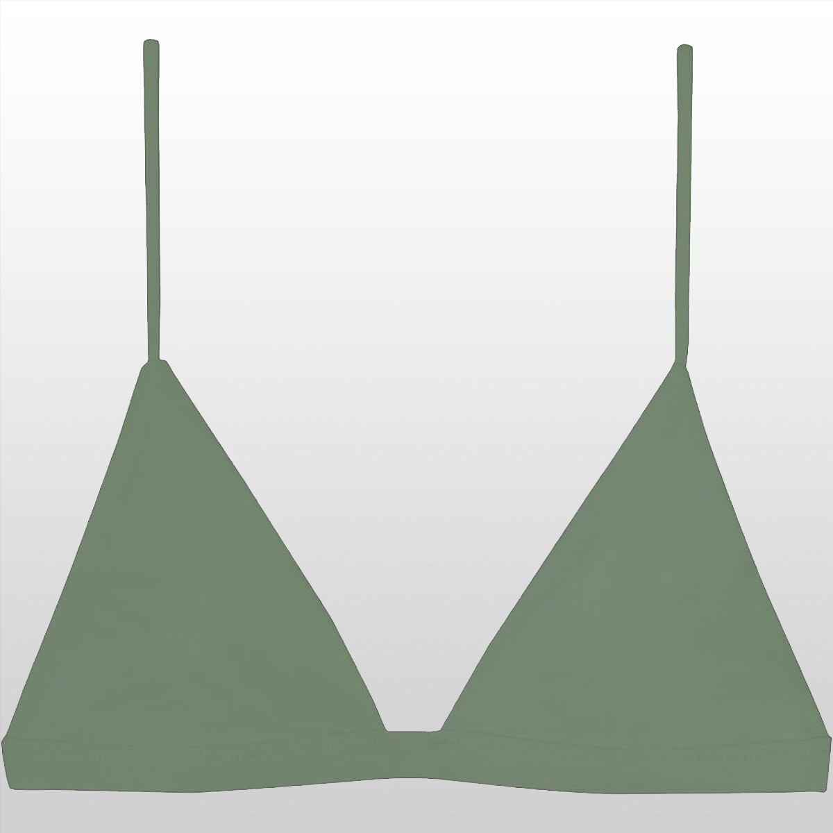 MIKOH L bikini top swimsuit indies macrame triangle $161 black white
