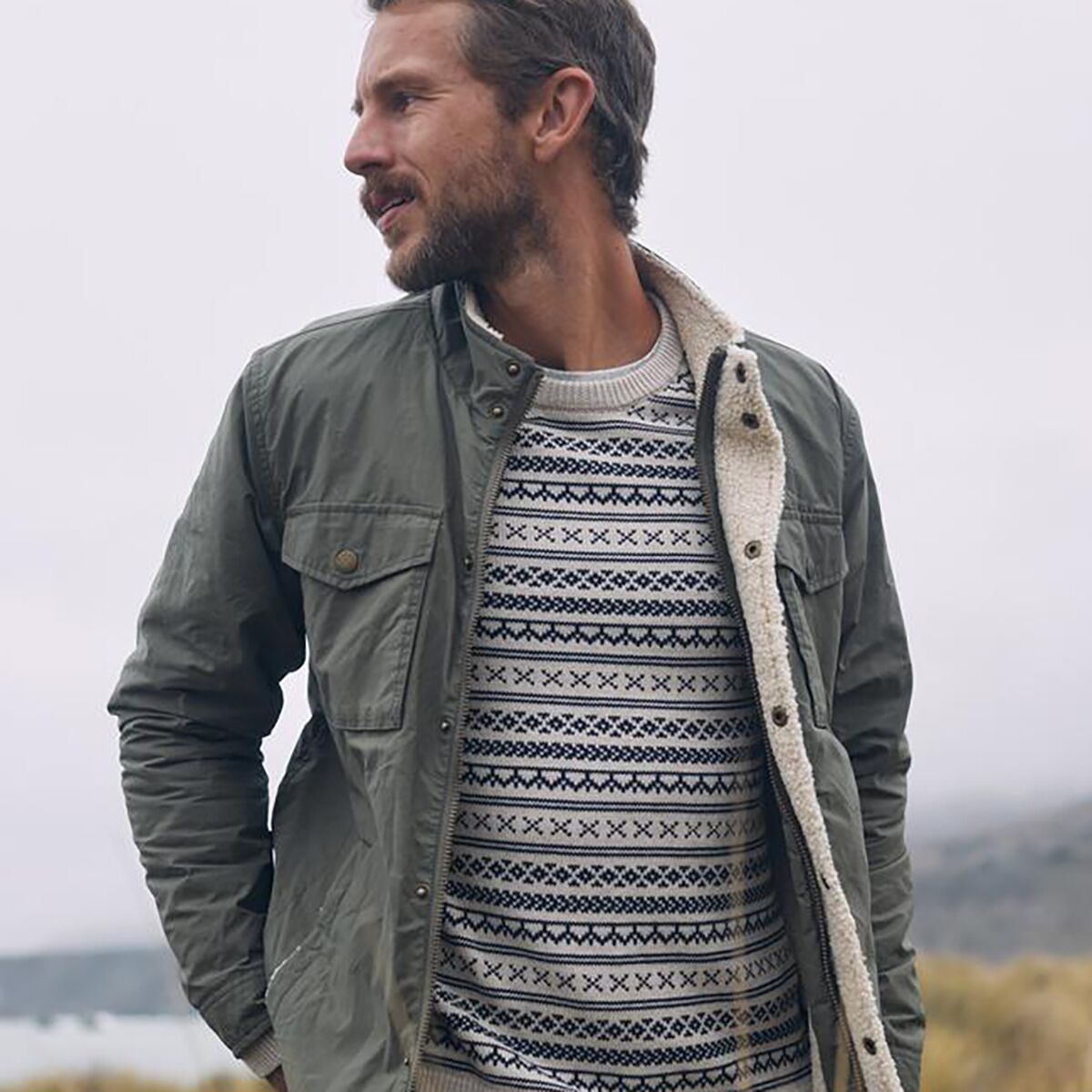 Marine Layer Fairisle Sweater - Men's - Clothing