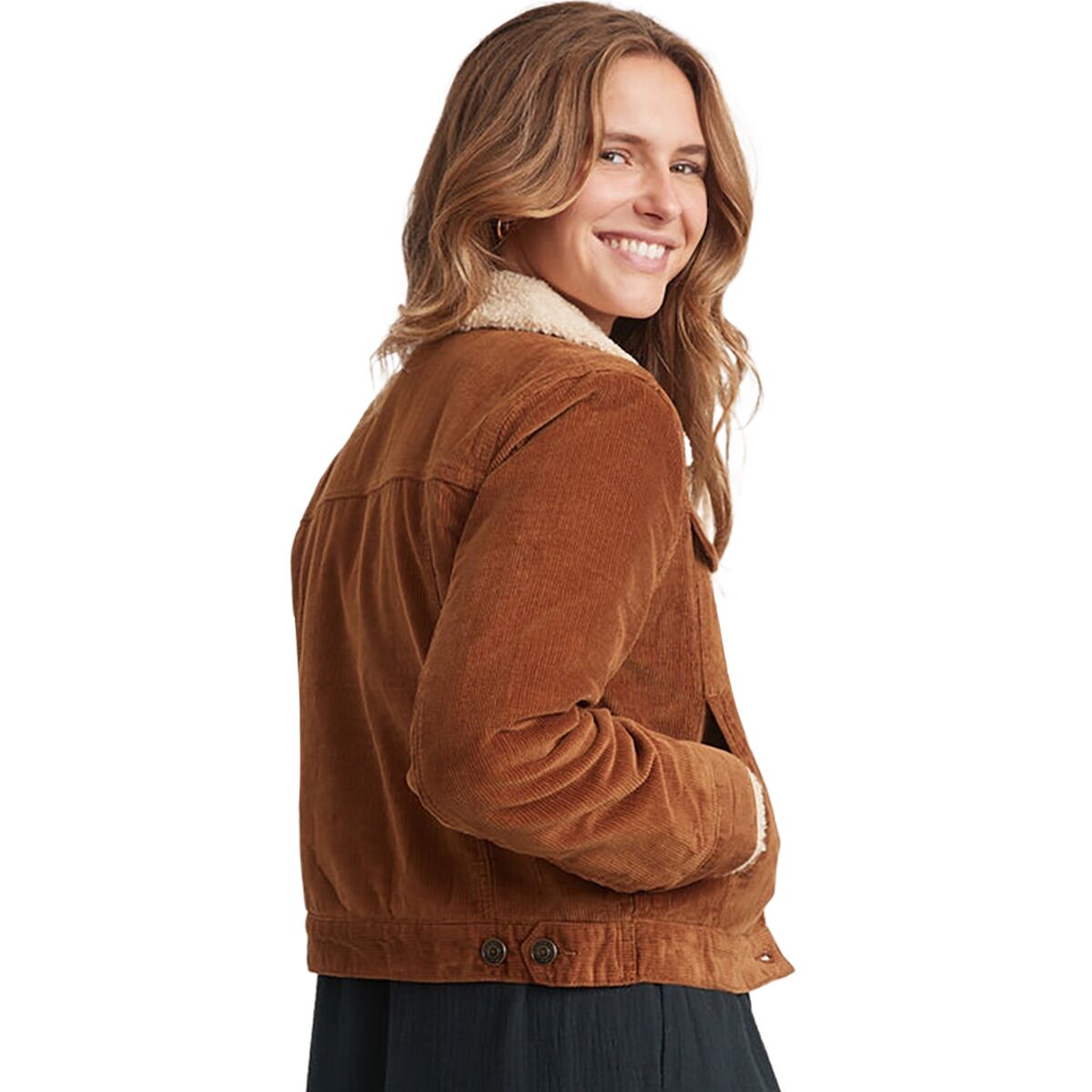 Marine Layer Sanders Cord Sherpa Jacket Women's Clothing