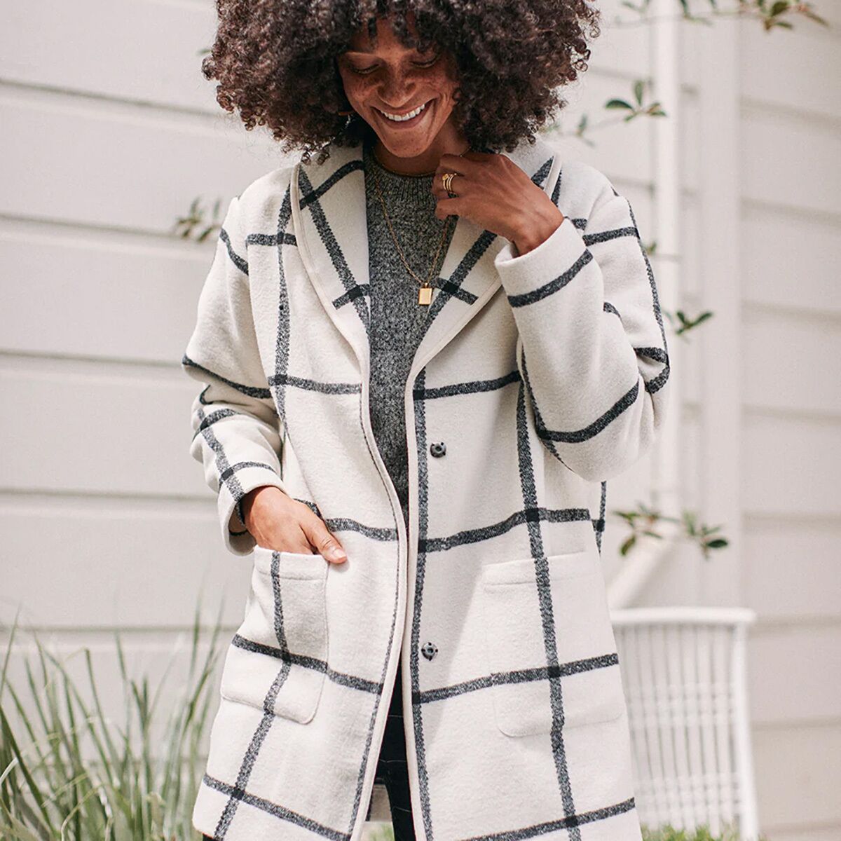 shawl collar coatigan