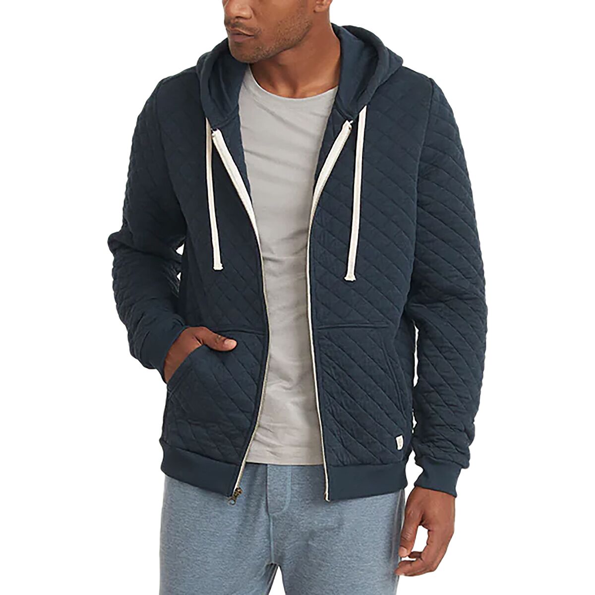 Marine Layer Corbet Quilted Full-Zip Hoodie - Men´s