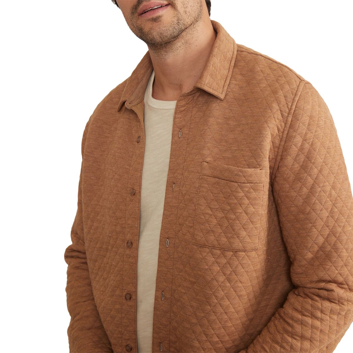 Marine Layer Corbet Quilted Overshirt - Men´s