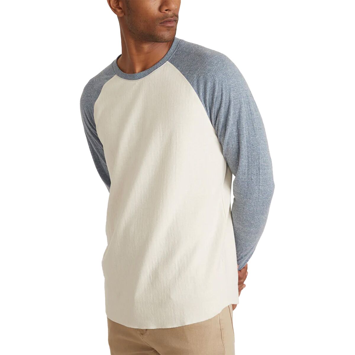 Marine Layer DK Baseball Raglan LongSleeve Shirt Men's Clothing