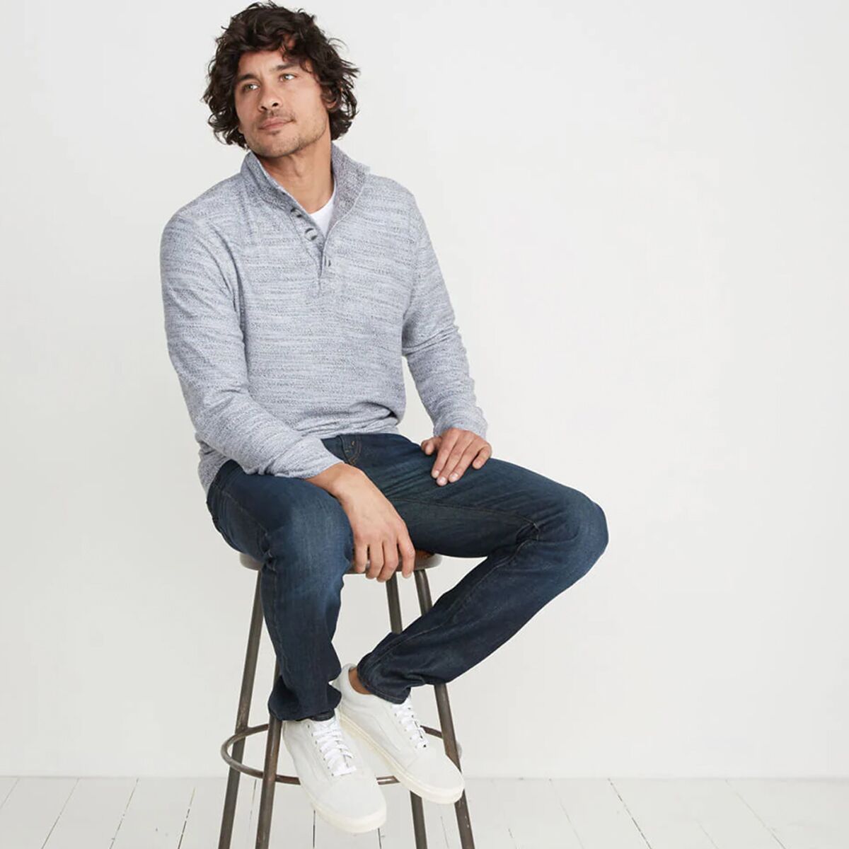 Marine Layer Clayton Textured Pullover - Men´s