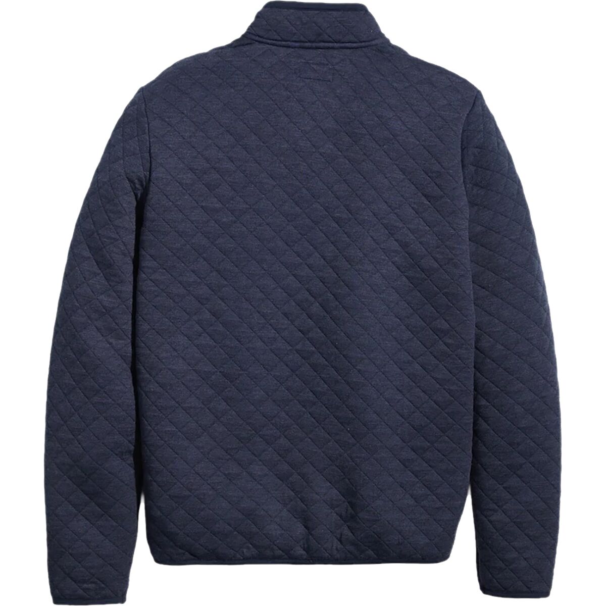 Мужская куртка Marine Layer Corbet Diamond Quilt Full Zip, цвет: Тёмно-синий — фото 4