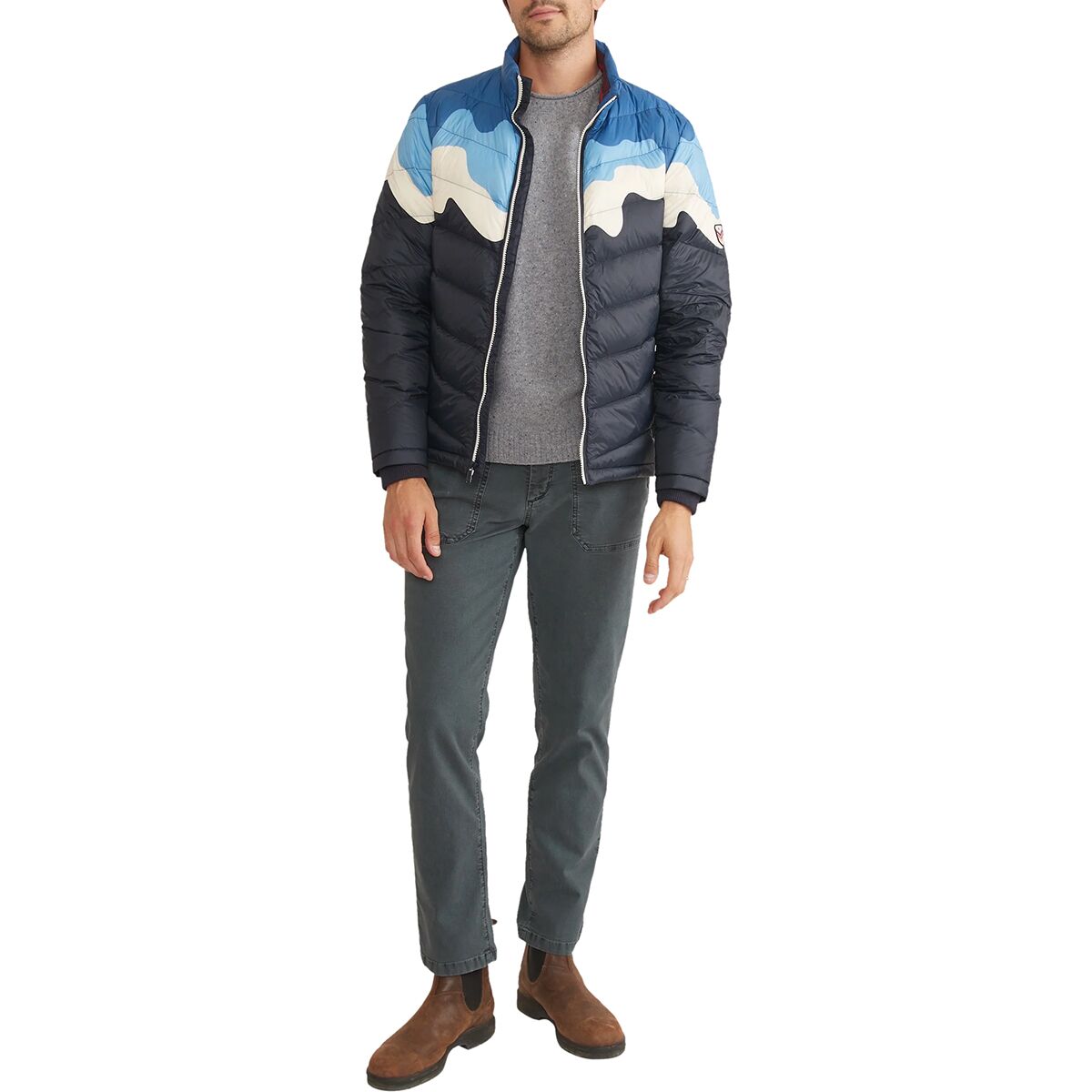 Marine Layer Archive Scenic Puffer Mock Jacket - Men´s