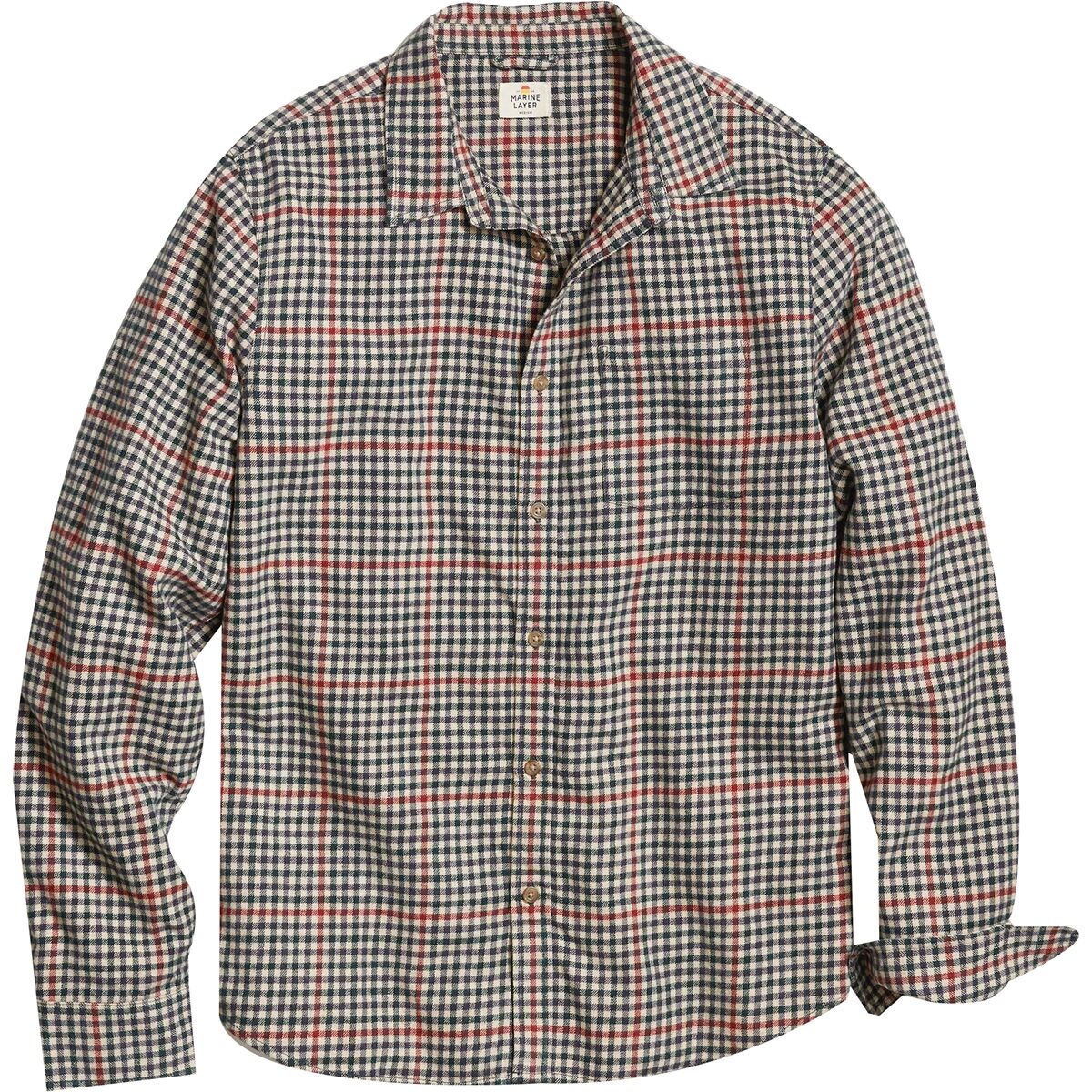 Marine Layer Classic Fit Long-Sleeve Balboa Button Down -...