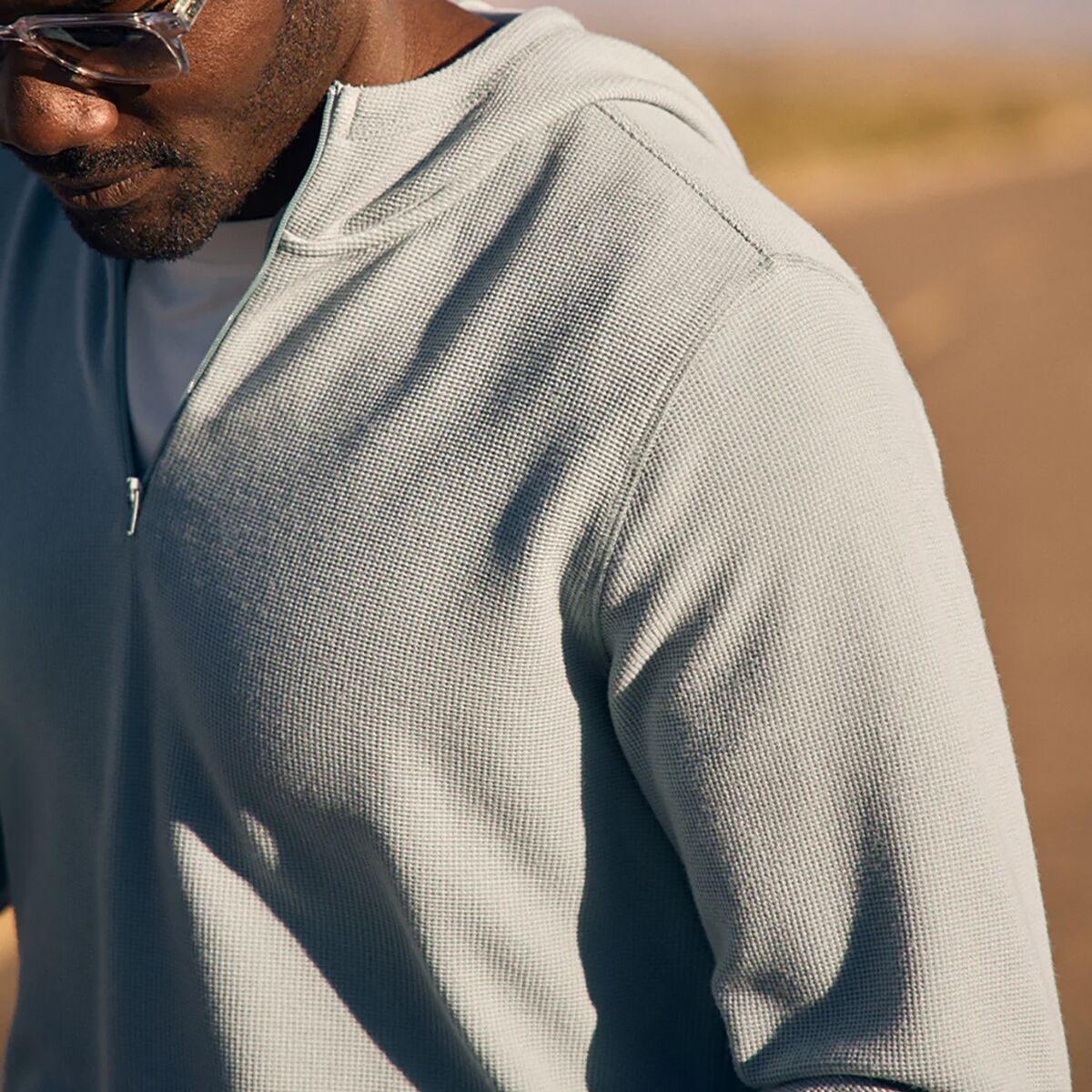 Marine Layer Sport Waffle Hoodie - Men´s