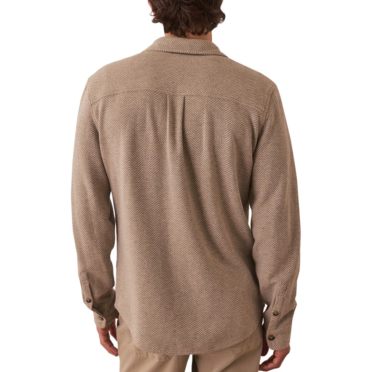 Marine Layer Owen Herringbone Neps Overshirt - Men´s