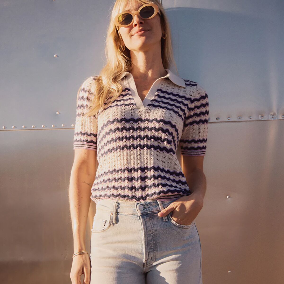 Marine Layer Spencer Polo Sweater - Women´s