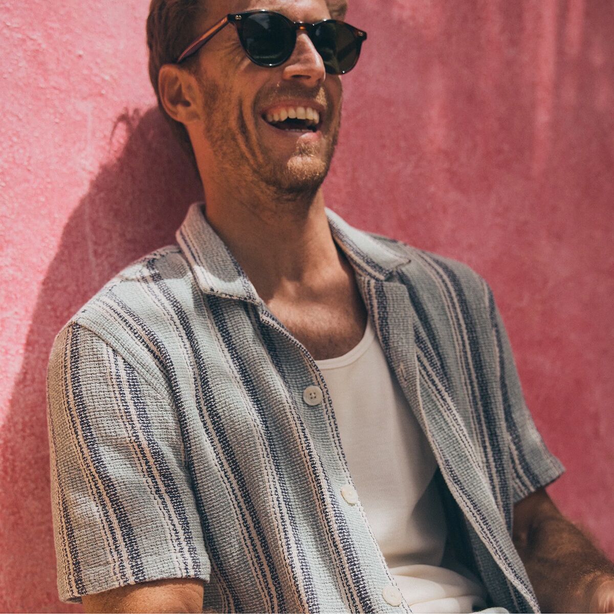 Marine Layer Archive Short-Sleeve Diego Camp Shirt -...