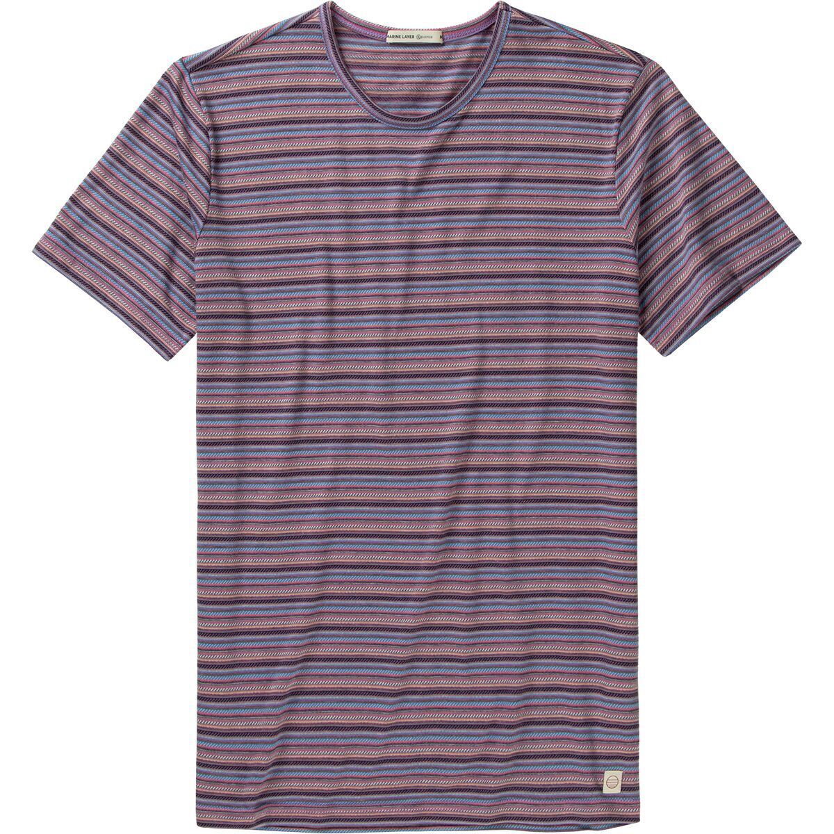 Marine Layer Blister Stitch All Over Stripe T-Shirt - Men´s,Specials : American Fashion Style Bags On Sale