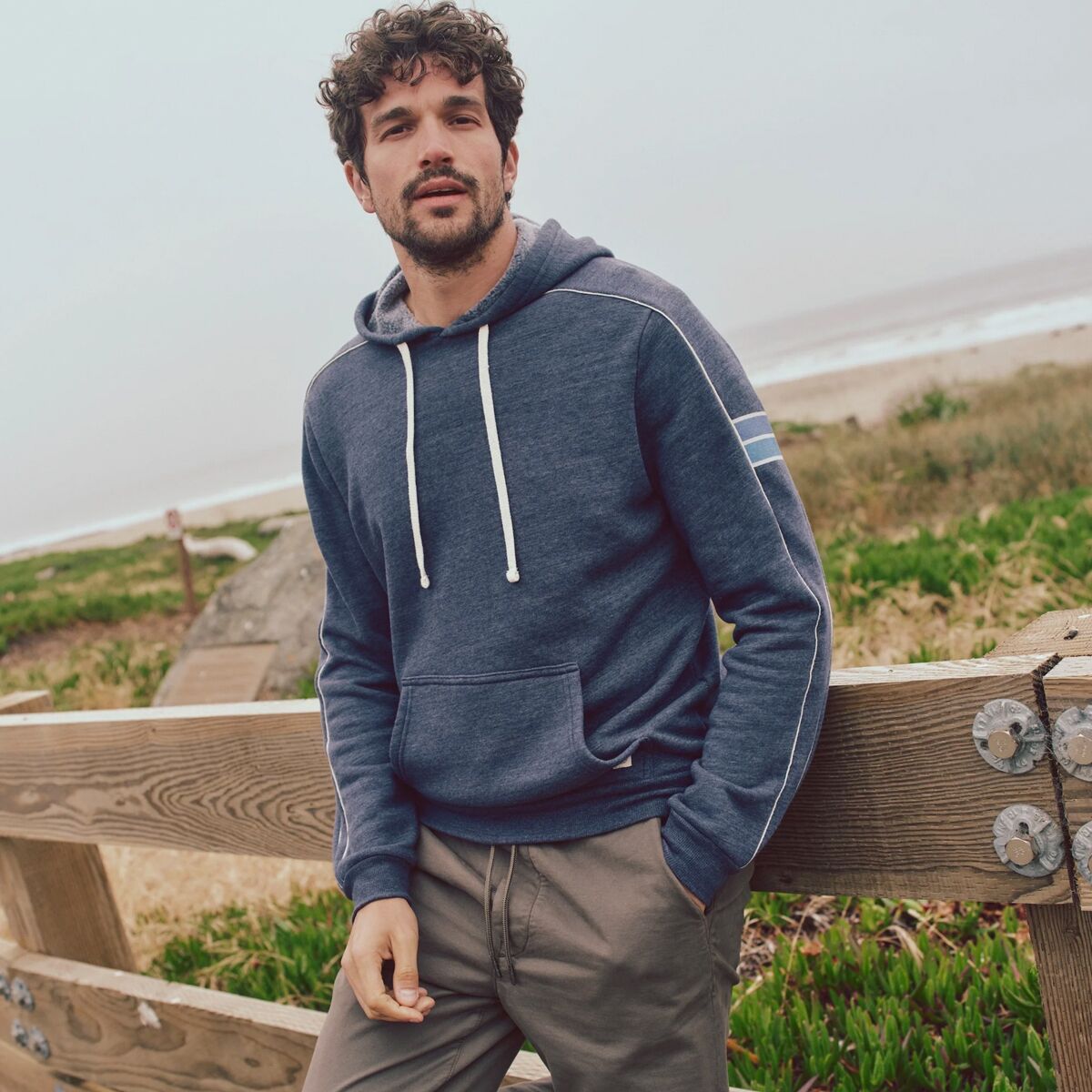 Marine Layer Varsity Pullover Hoodie - Men´s
