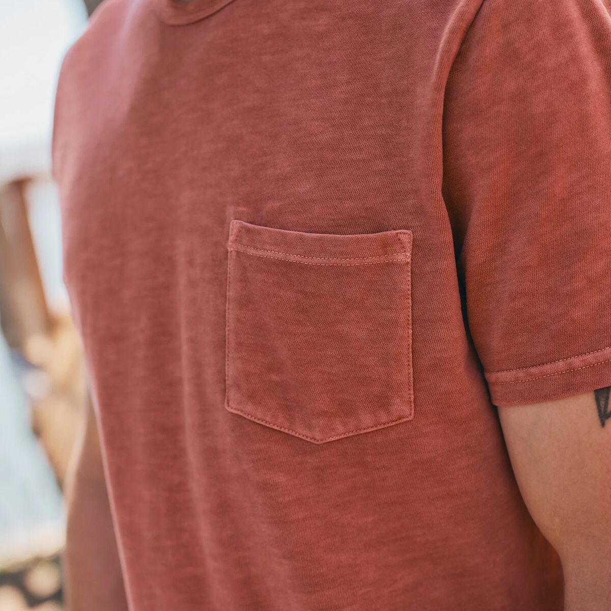 Marine Layer Vintage Heavy Slub Pocket T-Shirt - Men´s