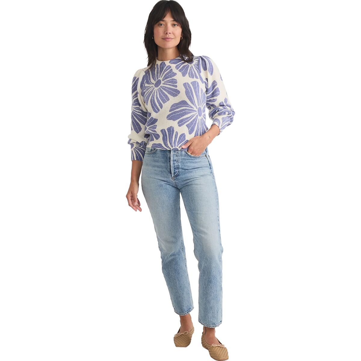 Marine Layer Alma Puff Sleeve Sweater - Women´s