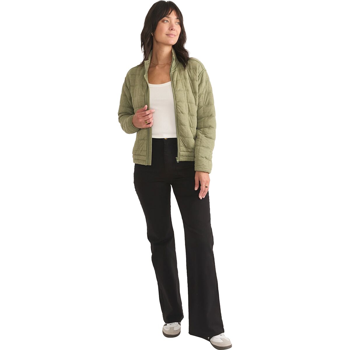 Marine Layer Corbet Heather Bomber Jacket - Women´s