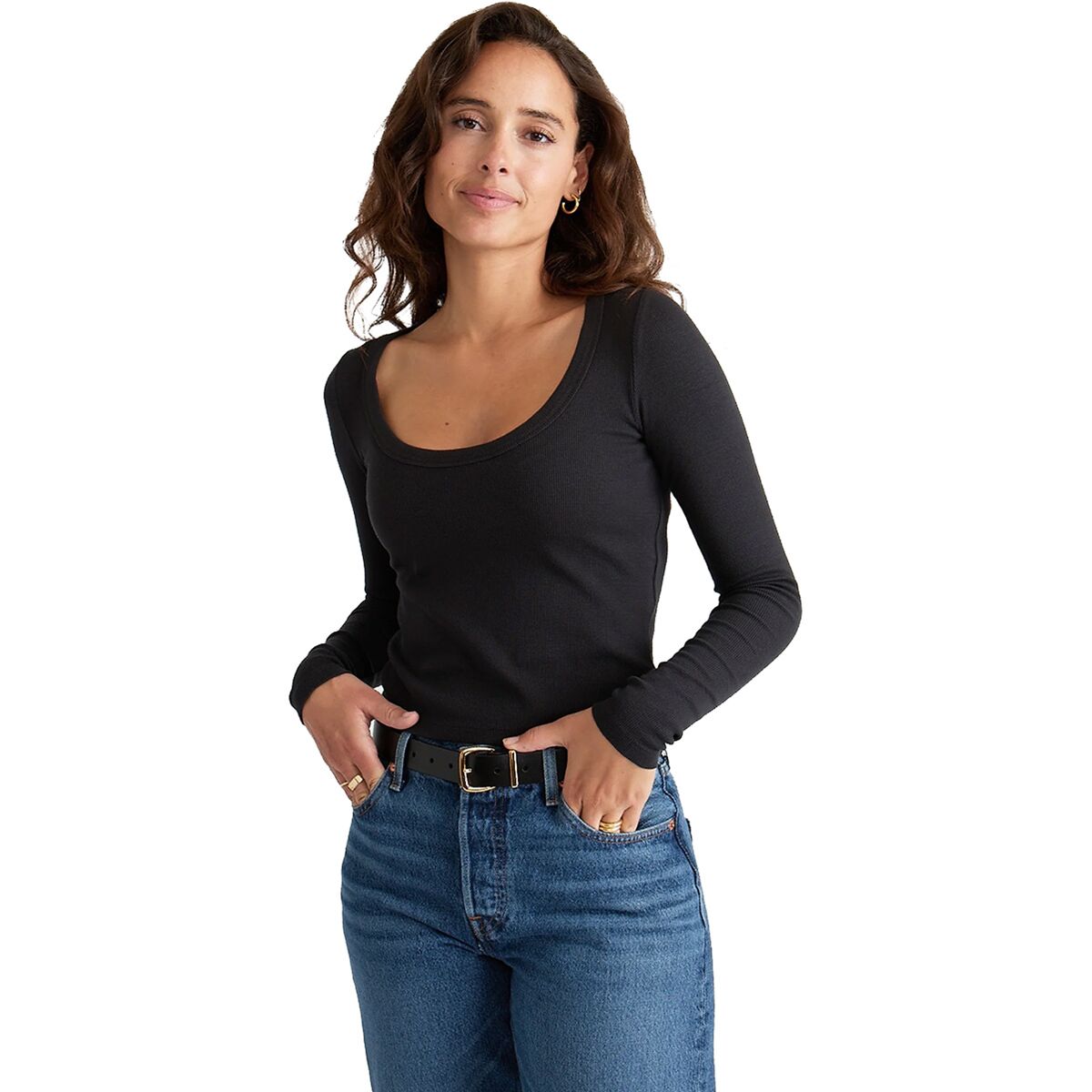 Marine Layer GD Lexi Scoop Neck Top - Women´s