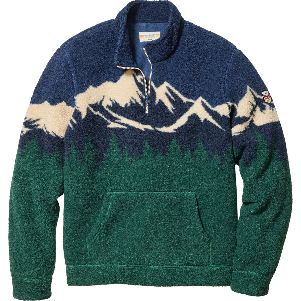 Marine Layer Archive Andes Sherpa Pullover - Men's - Clothing