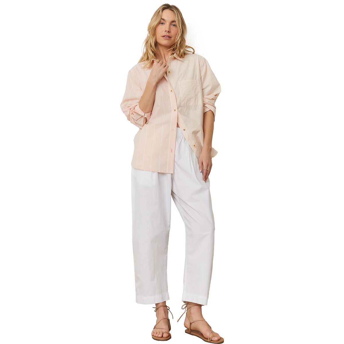 Marine Layer Barrel Leg Poplin PD Pant - Women´s