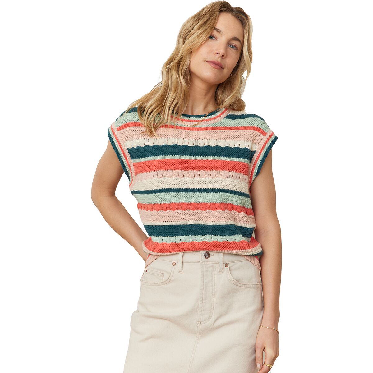 Marine Layer Rory Crochet Vest - Women´s