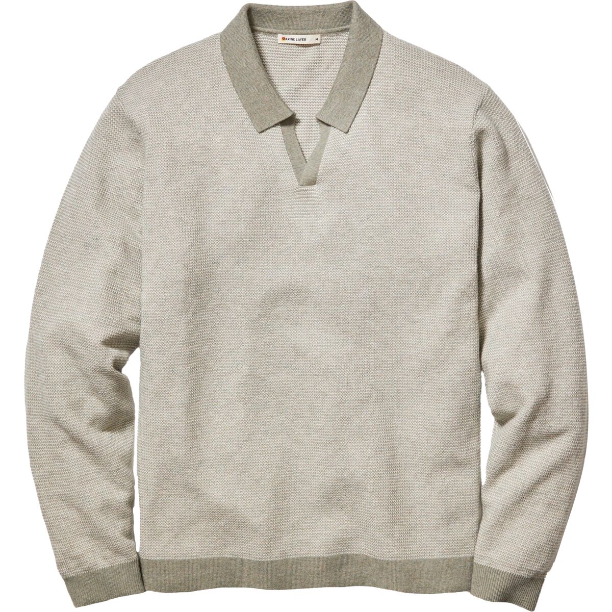 Marine Layer Liam Long-Sleeve Sweater Polo - Men´s