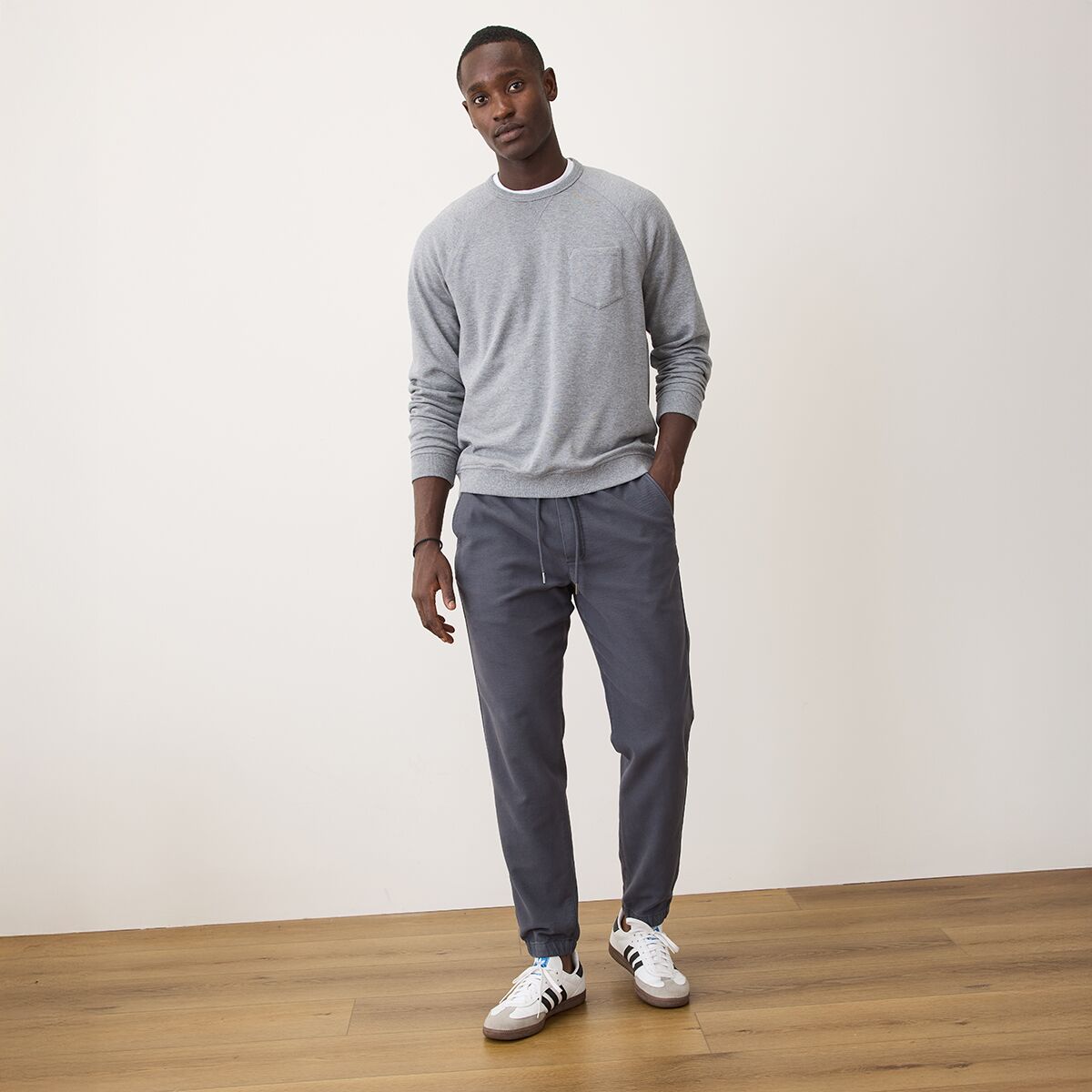 Мужские брюки Marine Layer Saturday Favorite Jogger, цвет: Чернильный — фото 2