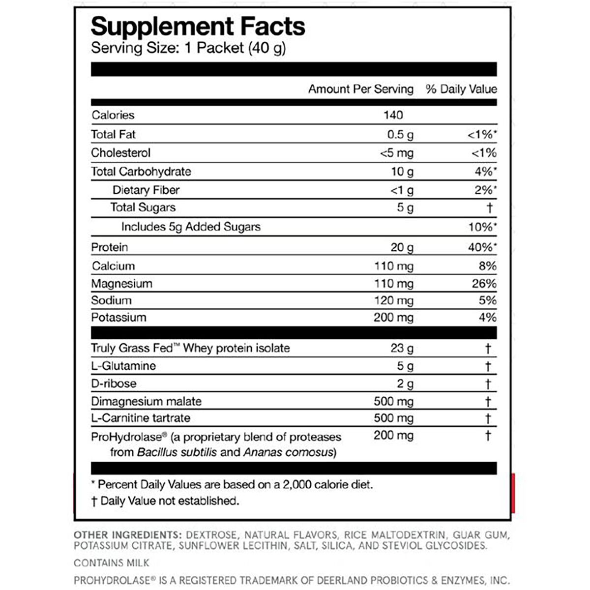Momentous Recovery Grass-Fed Whey Protein