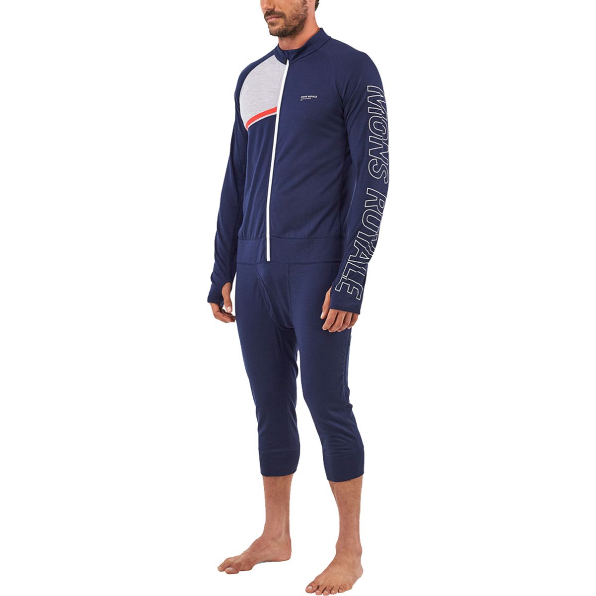 Mons Royale Supermons 3/4Length OnePiece Baselayer Men's Clothing