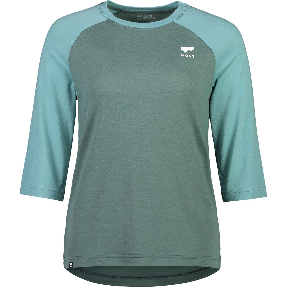 Mons Royale Tarn Merino Shift Raglan 3/4 Sleeve -...