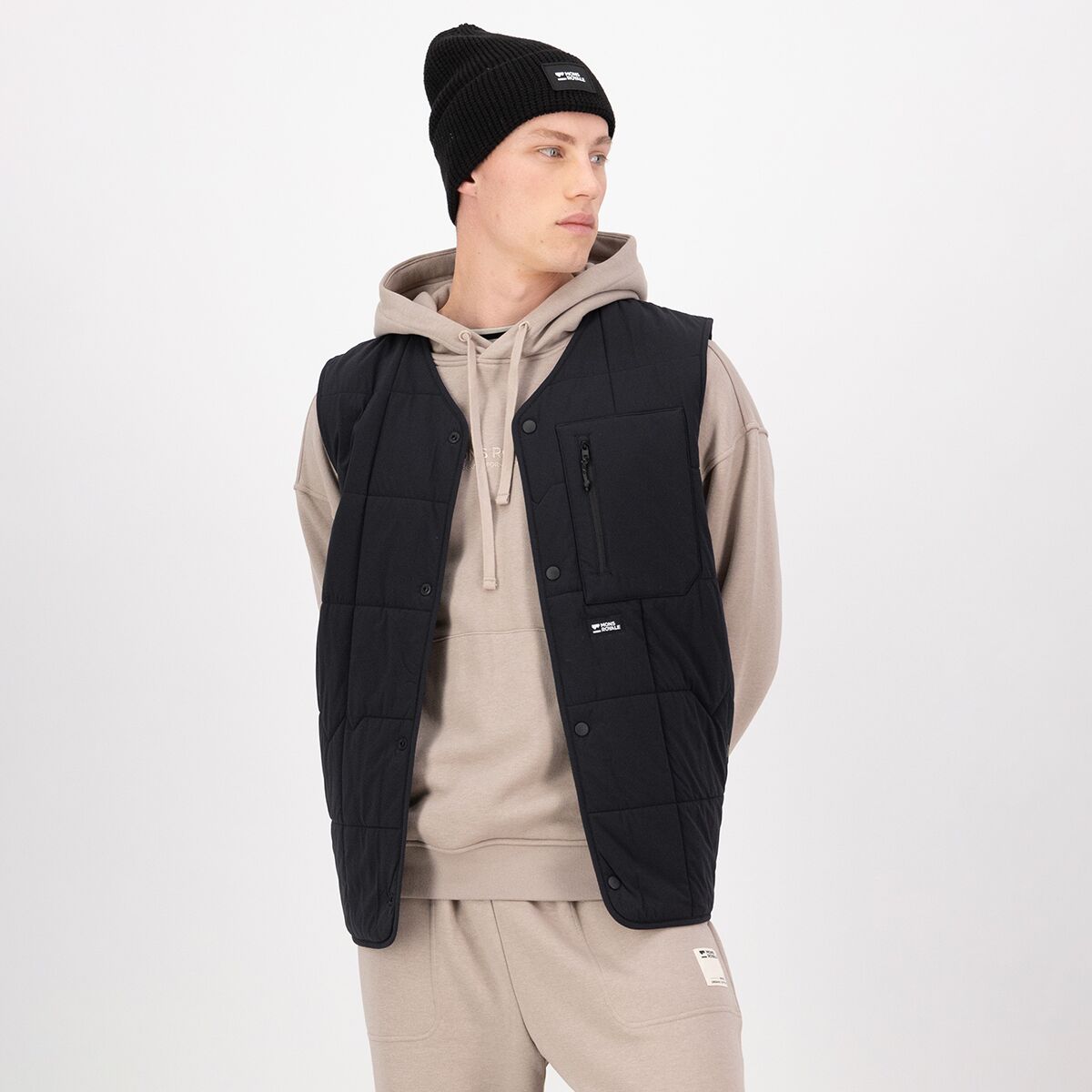 Жилет Mons Royale Stacker Merino Insulated, цвет: Чёрный — фото 5