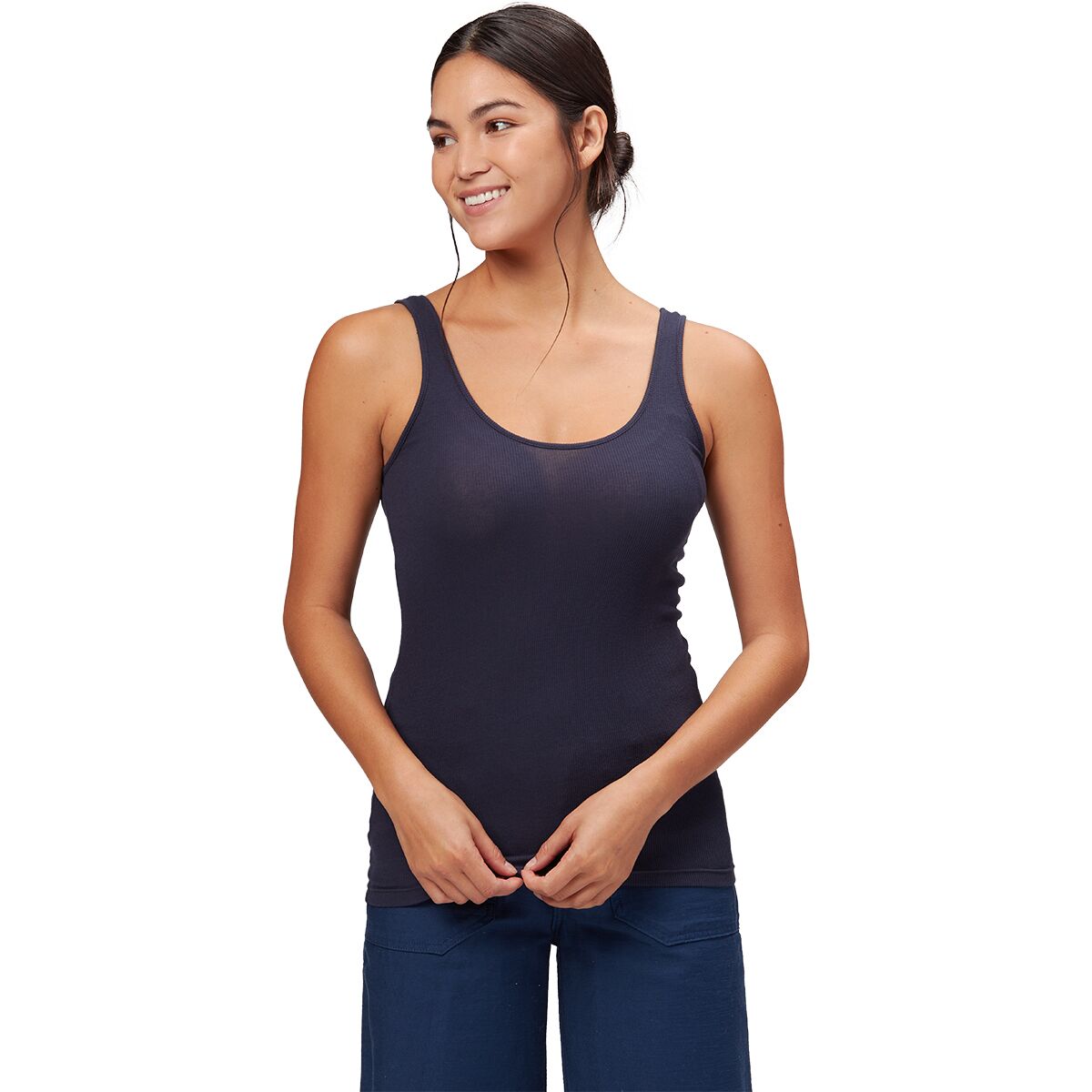 Monrow Basic Rib Tank Top - Women's - Clothing