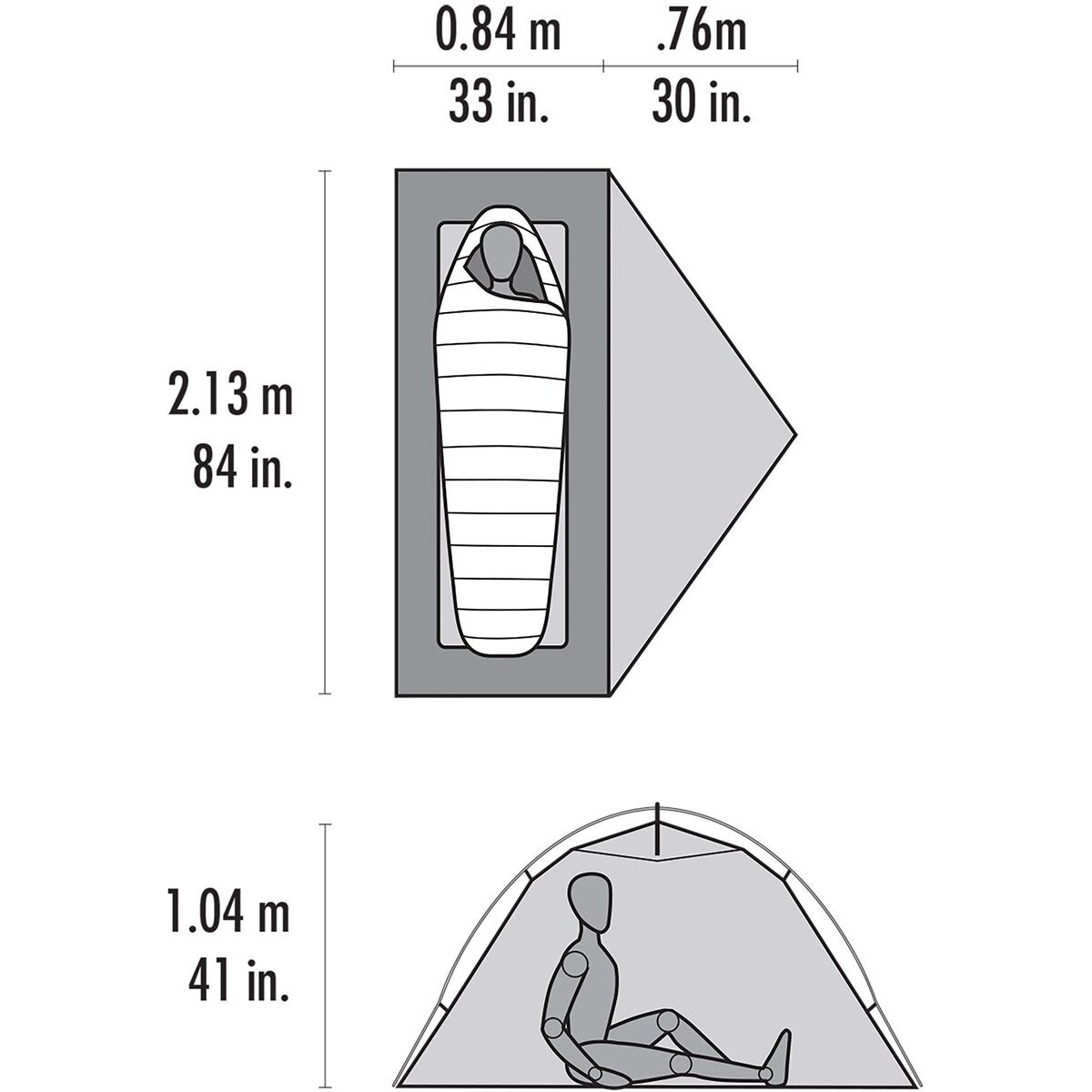 MSR Access 1 Tent: 1-Person 4-Season