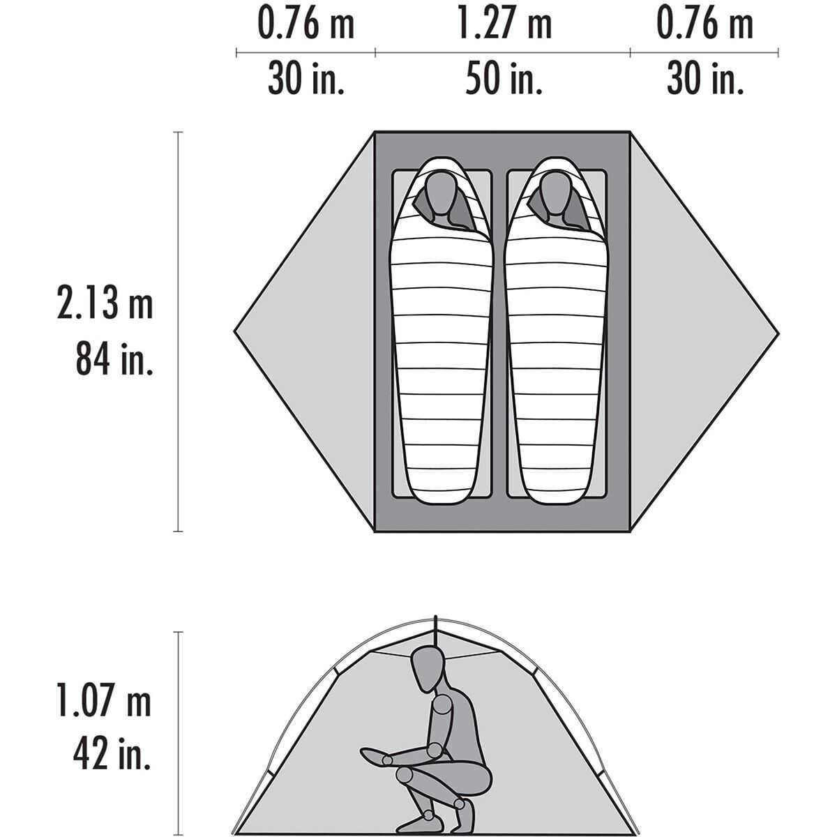 MSR Access 2 Tent: 2-Person 4-Season