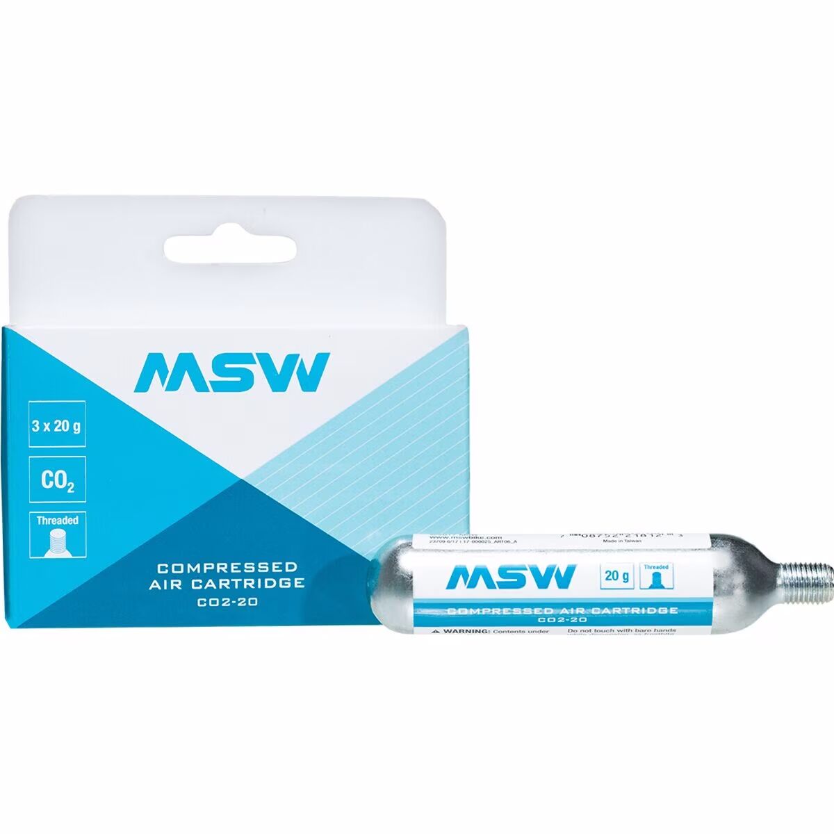 MSW CO2 Catridge - 3-Pack
