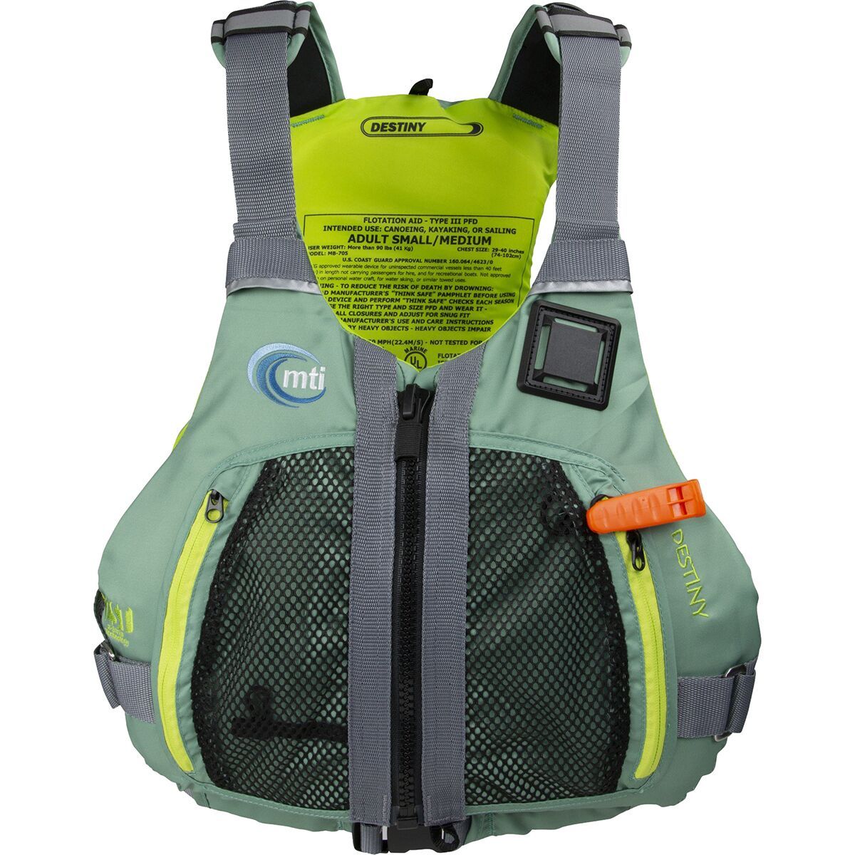 MTI Adventurewear Destiny Personal Flotation Device Women's Paddle