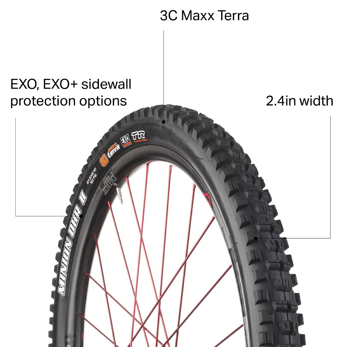 Maxxis Minion DHR II Wide Trail 3C/EXO/TR 27.5in Tire