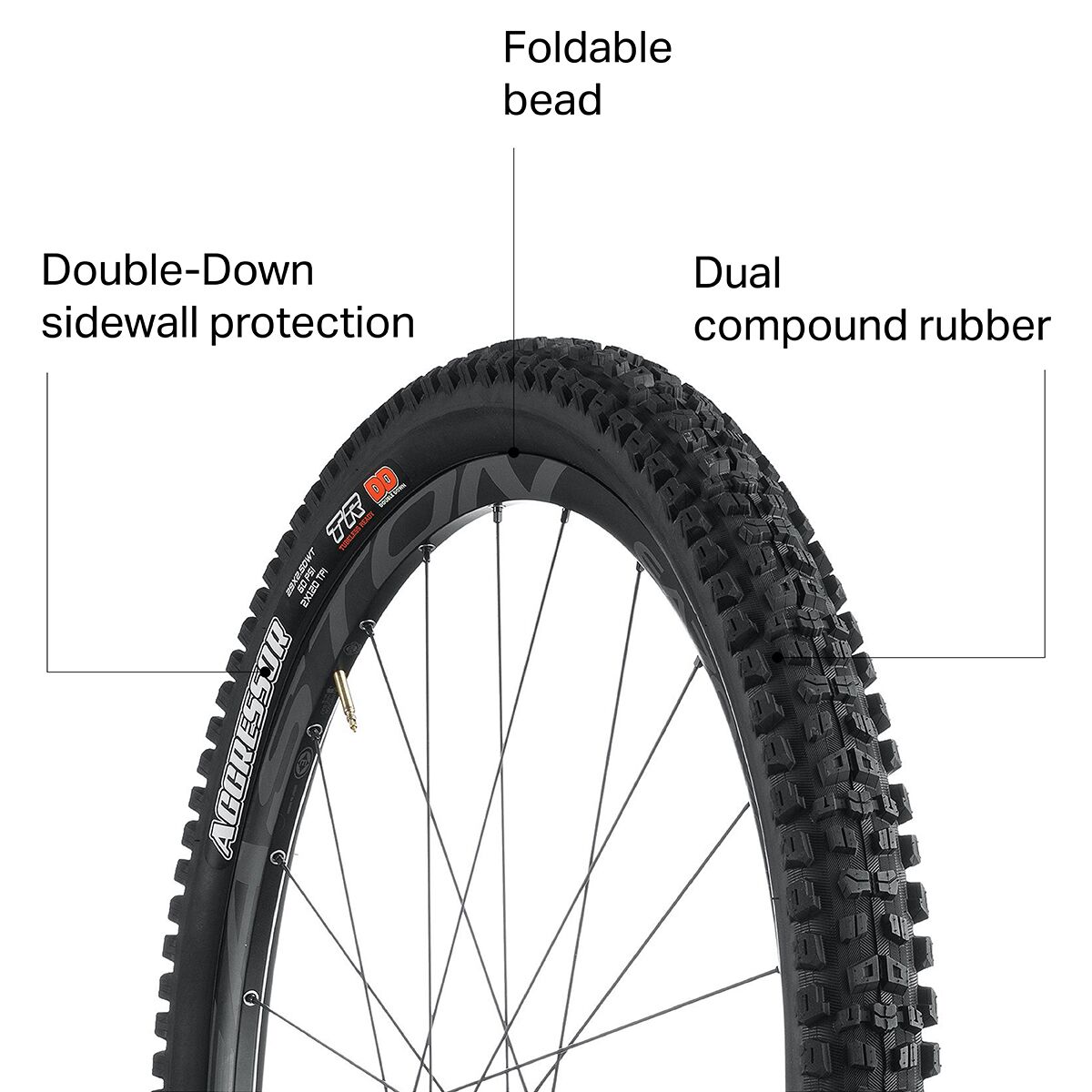 Maxxis Aggressor Wide Trail Double Down/TR 29in Tire - Bike