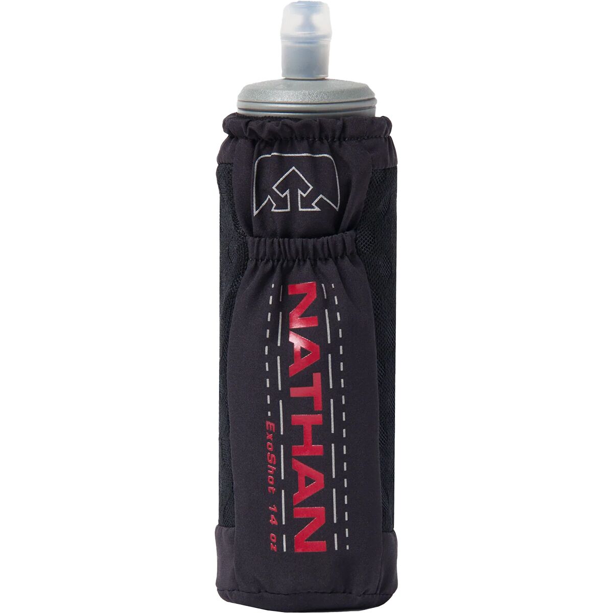 Borraccia Morbida Nathan Exoshot 12oz (355 Ml) Con Cinghia Ergonomica – Ideale Per Corsa E Trail, Tappo A Morso, Senza BPA