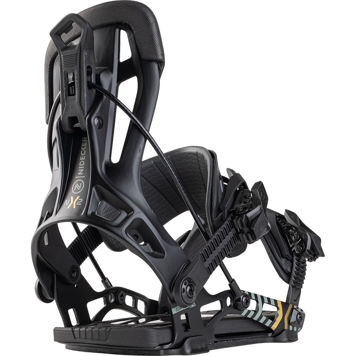 Mid-flex 2025 Nidecker Flow Fuse Fusion Snowboard Bindings 2025