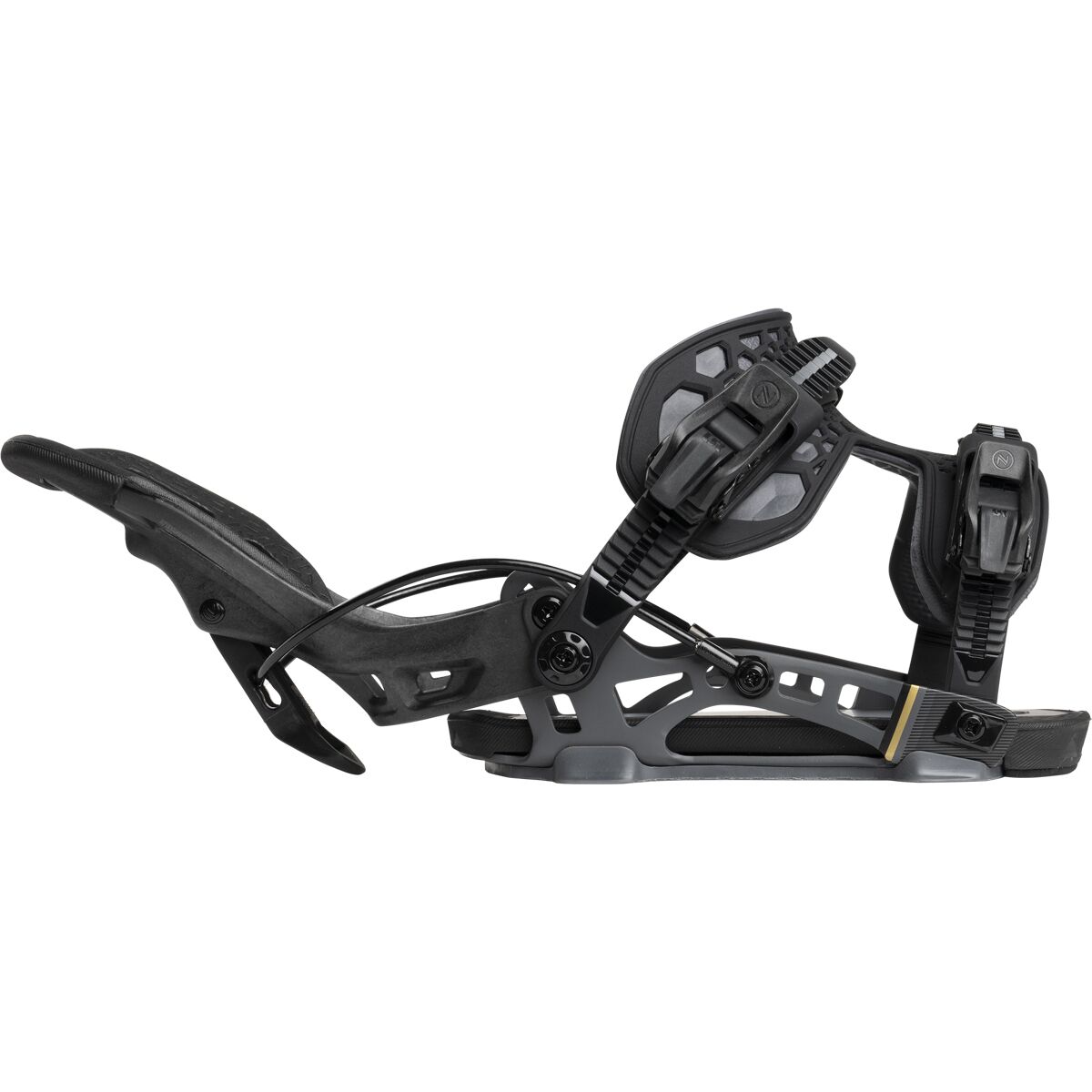 Mid-flex 2025 Nidecker Flow Fuse Fusion Snowboard Bindings 2025