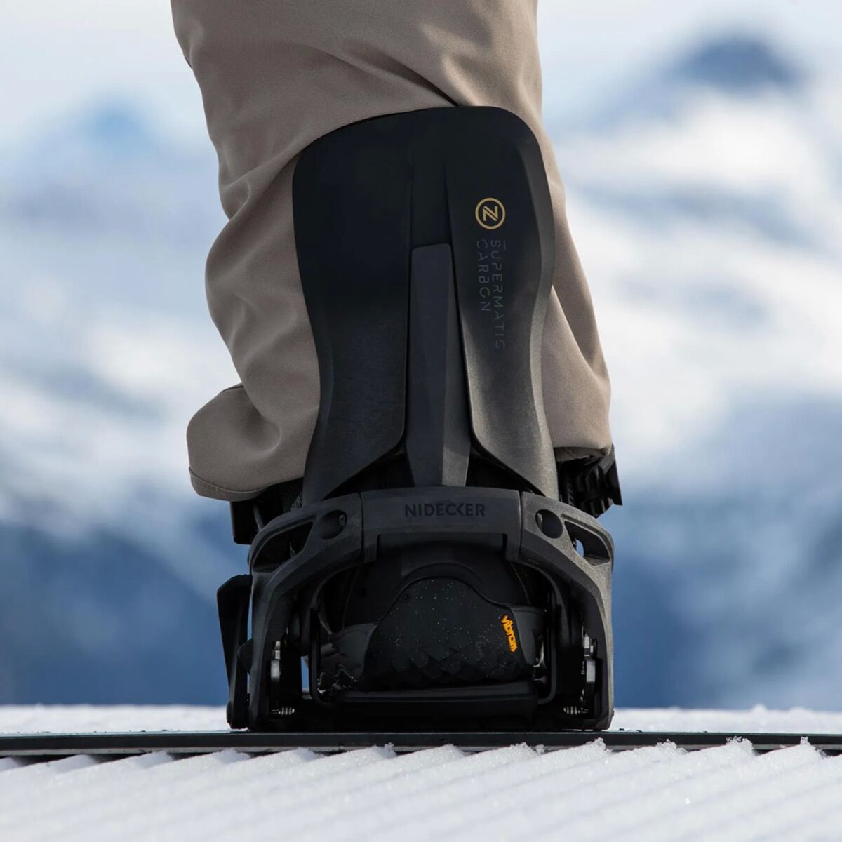 Nidecker Supermatic-Carbon Step-In Binding - 2025