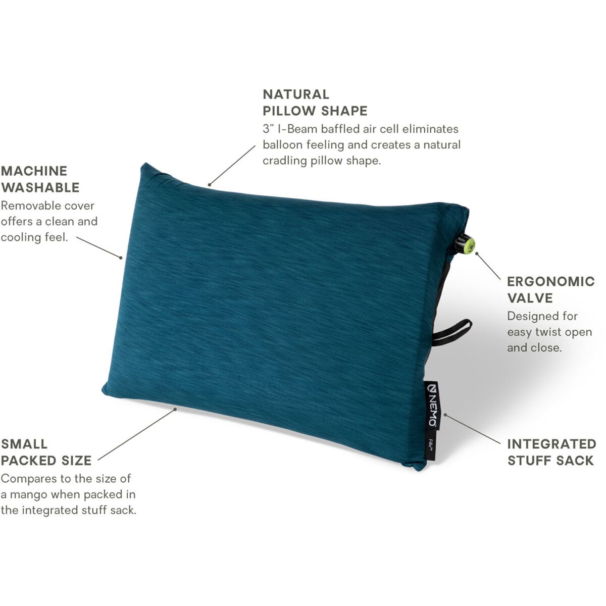NEMO Equipment Inc. Fillo Pillow Hike & Camp