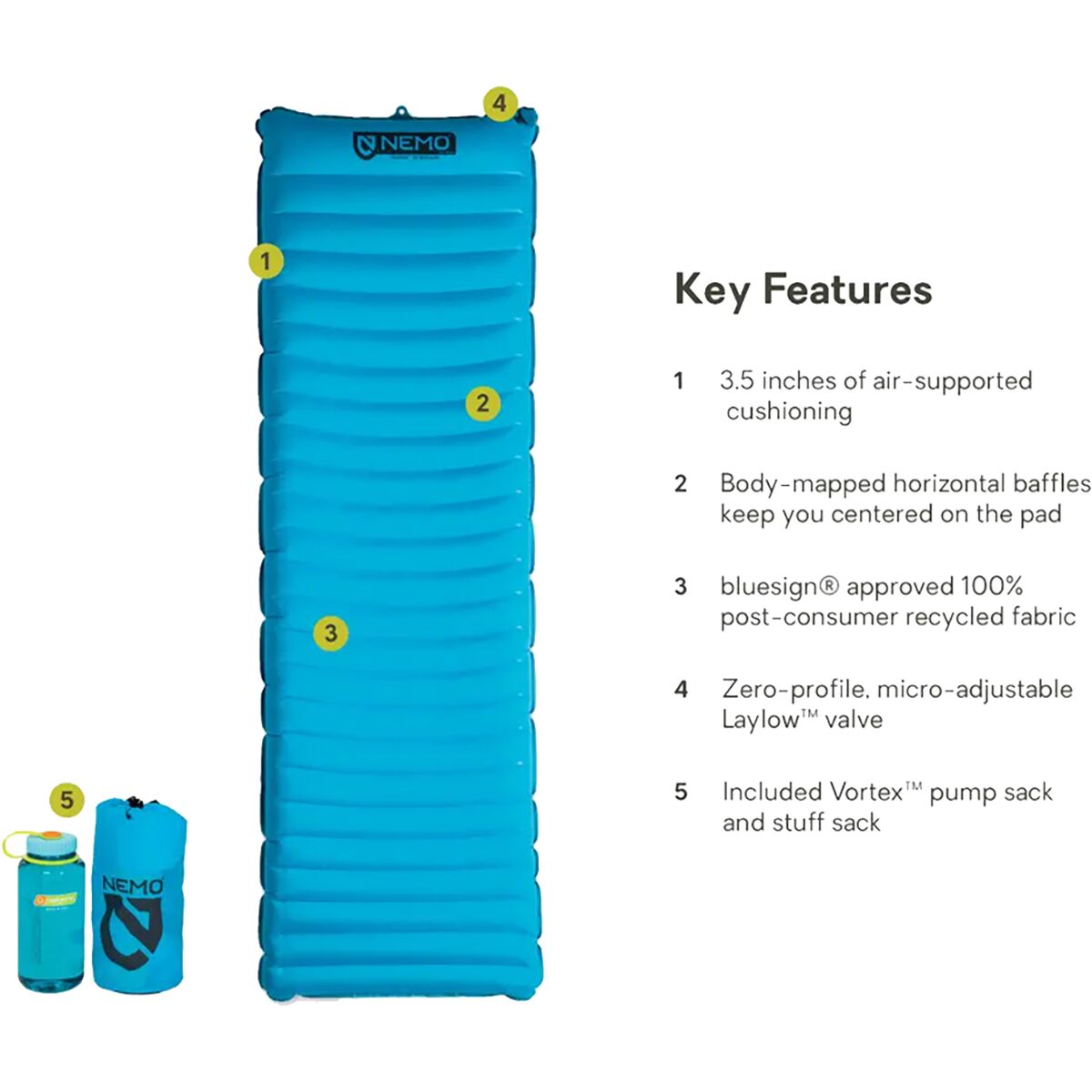 NEMO Equipment Inc. Quasar 3D Sleeping Pad