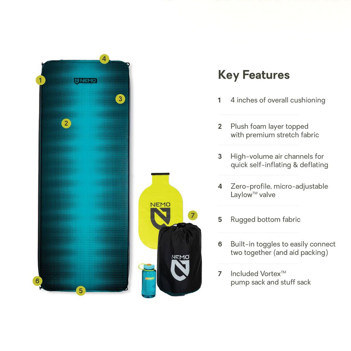 NEMO Equipment Inc. Roamer XL Wide Sleeping Pad